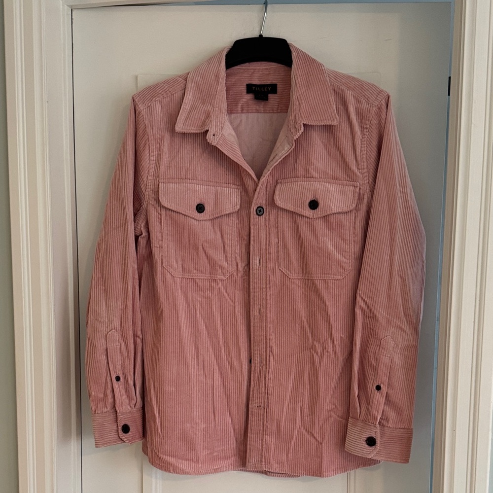 Tilley shacket shirt/jacket, corduroy, unisex sz L